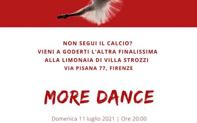 MORE DANCE l’11 luglio alla Limonaia di Villa Strozzi